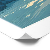 Pocono Mountains Ski Print 1 Poster (Ecke)