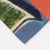 Pocono Mtns Vintage Postcard Fleece Blanket (Ecke)