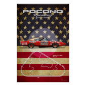 Pocono Raceway Poster (Vorderseite)