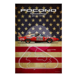 Pocono Raceway Poster
