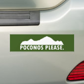 Poconos Autoaufkleber (Auf Auto)