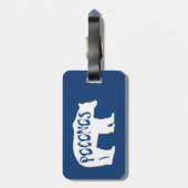 Poconos Bear Gepäckanhänger (Rückseite vertikal)