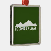 Poconos Ornament Aus Metall (Rechts)