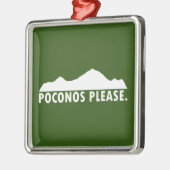 Poconos Ornament Aus Metall (Links)