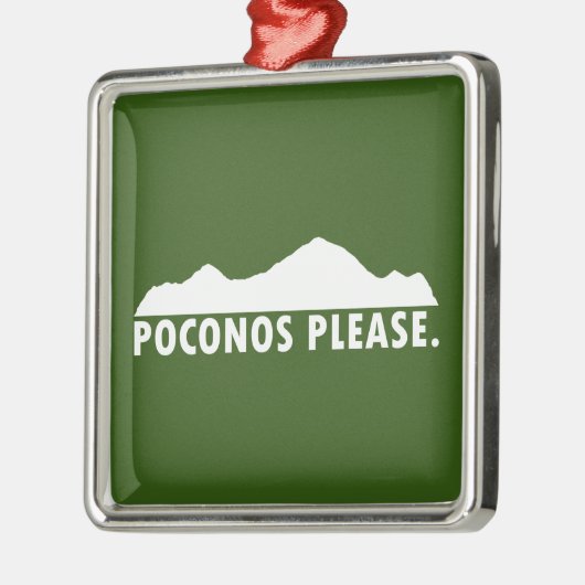Poconos Ornament Aus Metall (Links)