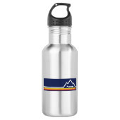 Poconos, Pennsylvania Edelstahlflasche (Vorderseite)