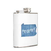 Poconos, Pennsylvania Holzkörner Flachmann (Rechts)