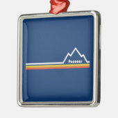 Poconos, Pennsylvania Ornament Aus Metall (Links)