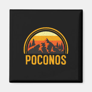 Poconos Pennsylvania Pa Berge Wander Souvenir  Magnet