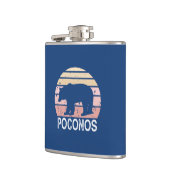 Poconos Retro Bär Flachmann (Links)