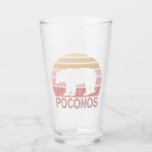 Poconos Retro Bär Glas (Vorderseite)