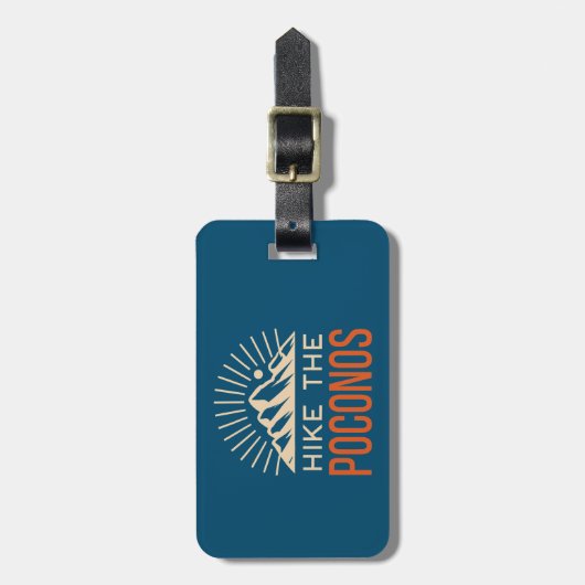 Poconos-Sonnenaufgang Gepäckanhänger (Vorderseite vertikal)