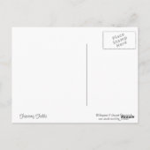 Poconos Springtime Wasserfall Szene Postkarte (Rückseite)