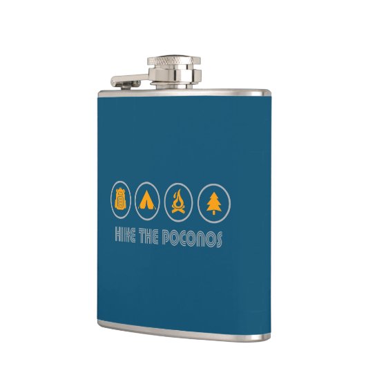 Poconos-Wanderung Flachmann (Links)