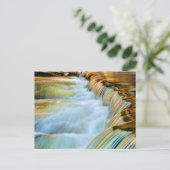 Poconos Waterfall Postkarte (Stehend Vorderseite)