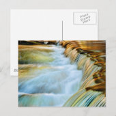 Poconos Waterfall Postkarte (Vorne/Hinten)