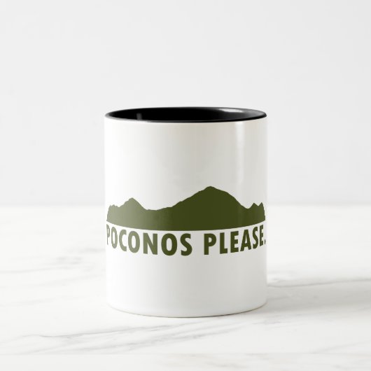 Poconos Zweifarbige Tasse (Mittel)