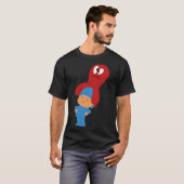 pocoyo hat auf dem Kopf Classic T - Shirt gefangen (Vorne ganz)