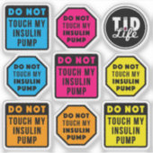 Pod-Aufkleber nicht Touch [Weißer Vinyl] Aufkleber (Vorderseite)