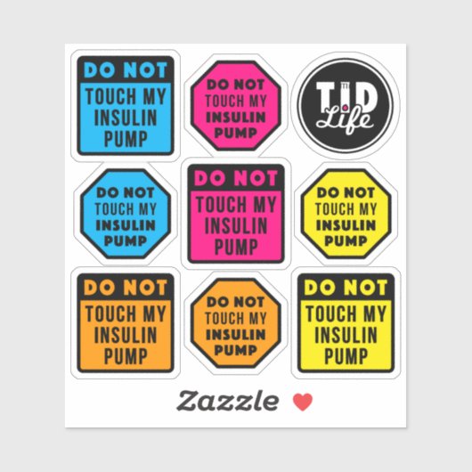 Pod-Aufkleber nicht Touch [Weißer Vinyl] Aufkleber (Blatt)