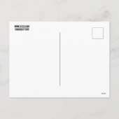 POD TINY HOUSE FUTURISTIC POSTCARD FEIERTAGSPOSTKARTE (Rückseite)