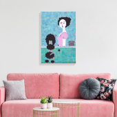 Podale Haare Leinwanddruck (Insitu (Wohnzimmer))