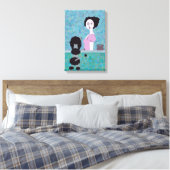 Podale Haare Leinwanddruck (Insitu (Schlafzimmer))