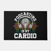 Podcast Content Creators Radio Show Podcasting T- Fußmatte (Vorderseite)