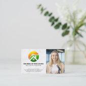 Podcast-Frauen | Real-Anwesen-Logo Visitenkarte (Stehend Vorderseite)