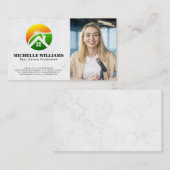 Podcast-Frauen | Real-Anwesen-Logo Visitenkarte (Vorne/Hinten)