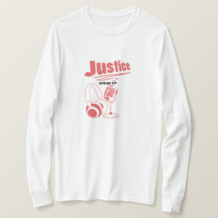 Podcast für das Shirt der Justiz