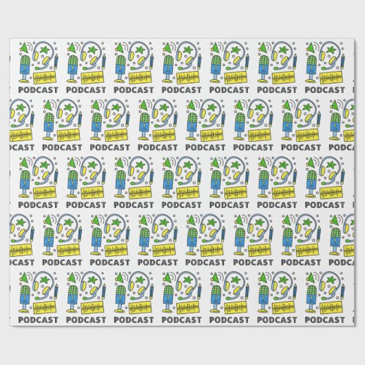 Podcast Geschenkpapier (Flach)