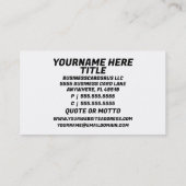 Podcast-Host Visitenkarte (Rückseite)