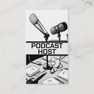 Podcast-Host Visitenkarte