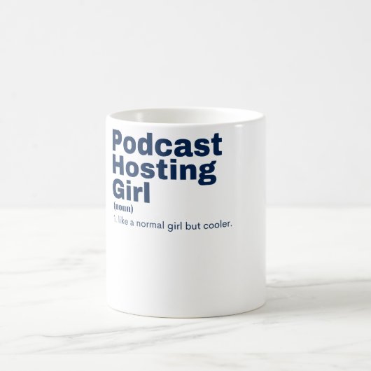 Podcast Hosting Kaffeetasse (Mittel)