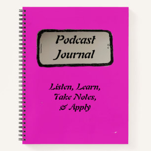 Podcast Journal Notizblock