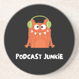 Podcast-Junkie Getränkeuntersetzer