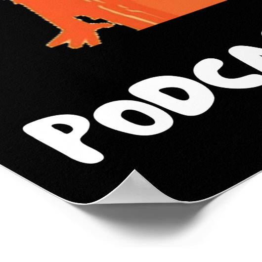 Podcast-Junkie Poster (Ecke)