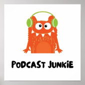 Podcast-Junkie Poster (Vorne)