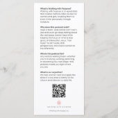 Podcast-Lesezeichen Menükarte (Rückseite)