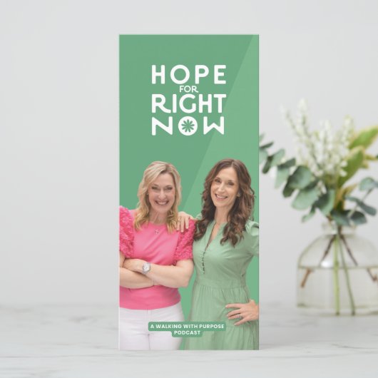 Podcast-Lesezeichen Menükarte (Stehend Vorderseite)