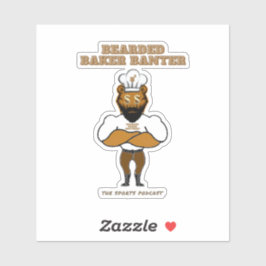 Podcast-Logo des Baker Baker Banter Aufkleber