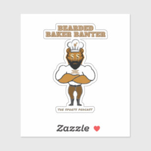Podcast-Logo des Baker Baker Banter Aufkleber