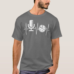 Podcast Lustiger Pizza-Liebhaber Podcasting Podca T-Shirt