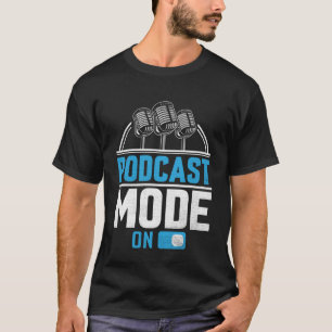 Podcast-Modus für Podcaster-Interviewer T-Shirt
