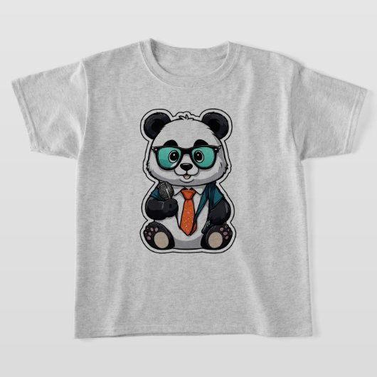 Podcast Panda - Der Coolste Gastgeber in Bamboo Bi T-Shirt (Ablage )