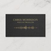 Podcast Producer Visitenkarte (Vorderseite)