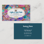 Podcast Slogans Visitenkarten Visitenkarte (Vorne/Hinten)