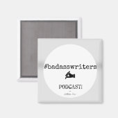 Podcast Square Magnet (Vorderseite/Rückseite)