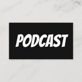 PODCAST Visitenkarten Visitenkarte